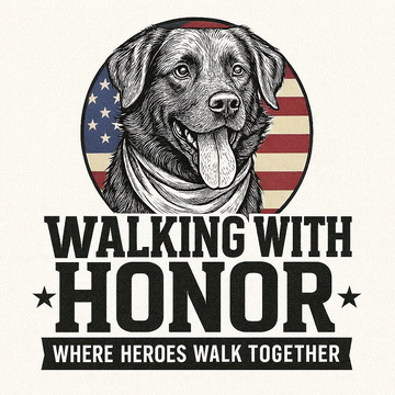 Walking With Honor logo: where heroes walk together